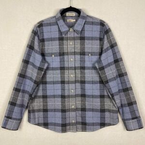 Faherty Shirt Womens XL Plaid Multicolor The Legend Long Sleeve Button Up